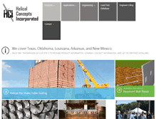 Tablet Screenshot of helicalpier.com